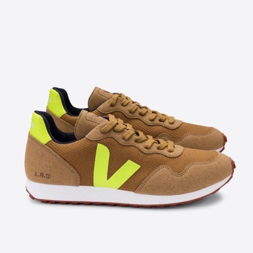 Veja SDU B-mesh Tent Mens Trainers Light Brown UK 76658